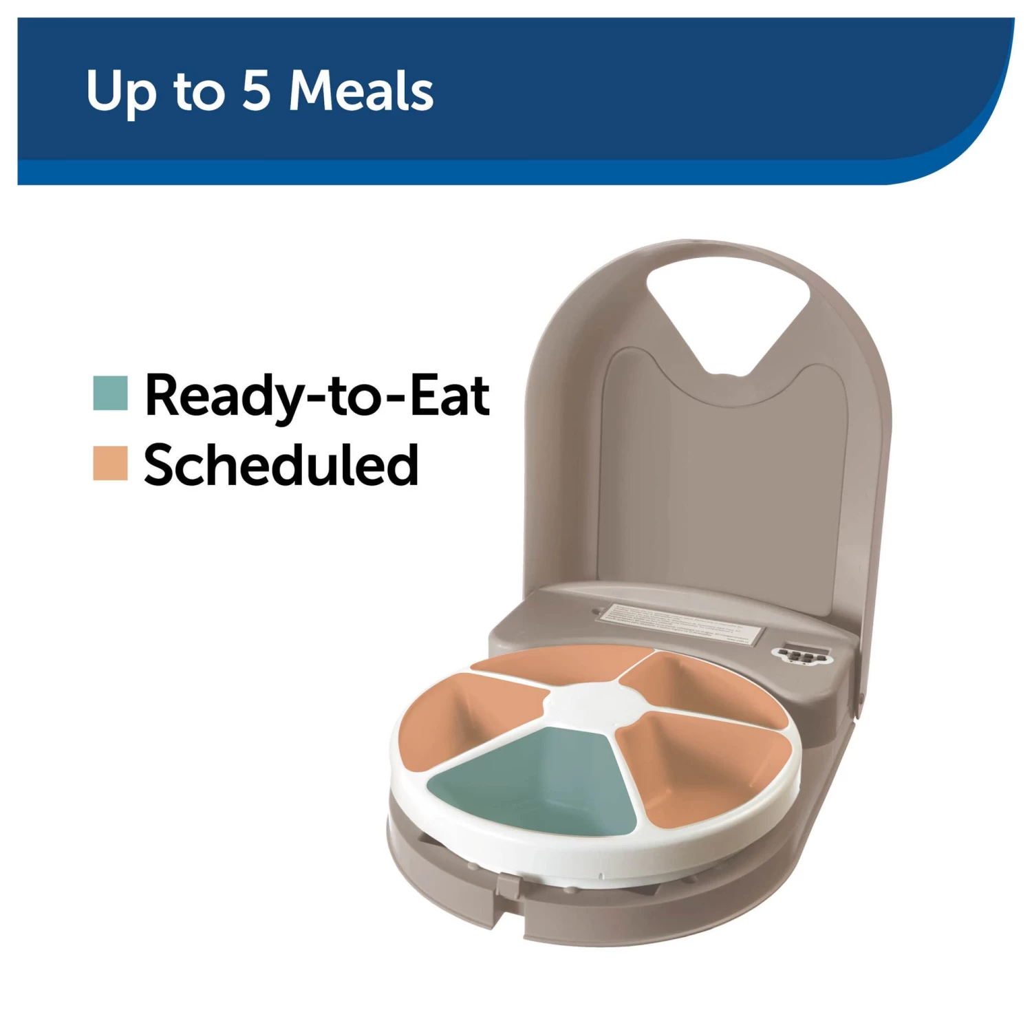 PetSafe® Eatwell™ 5 Meal Automatic Pet Feeder 5 PetSafe® Eatwell™ 5 Meal Automatic Pet Feeder - Image 3