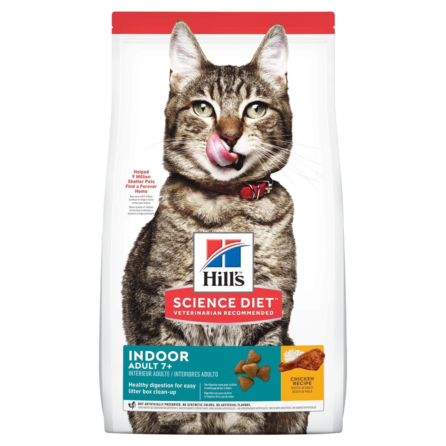 Hill's® Science Diet® Indoor Adult Senior 7+ Dry Cat Food - Chicken 3 Hill's® Science Diet® Indoor Adult Senior 7+ Dry Cat Food - Chicken