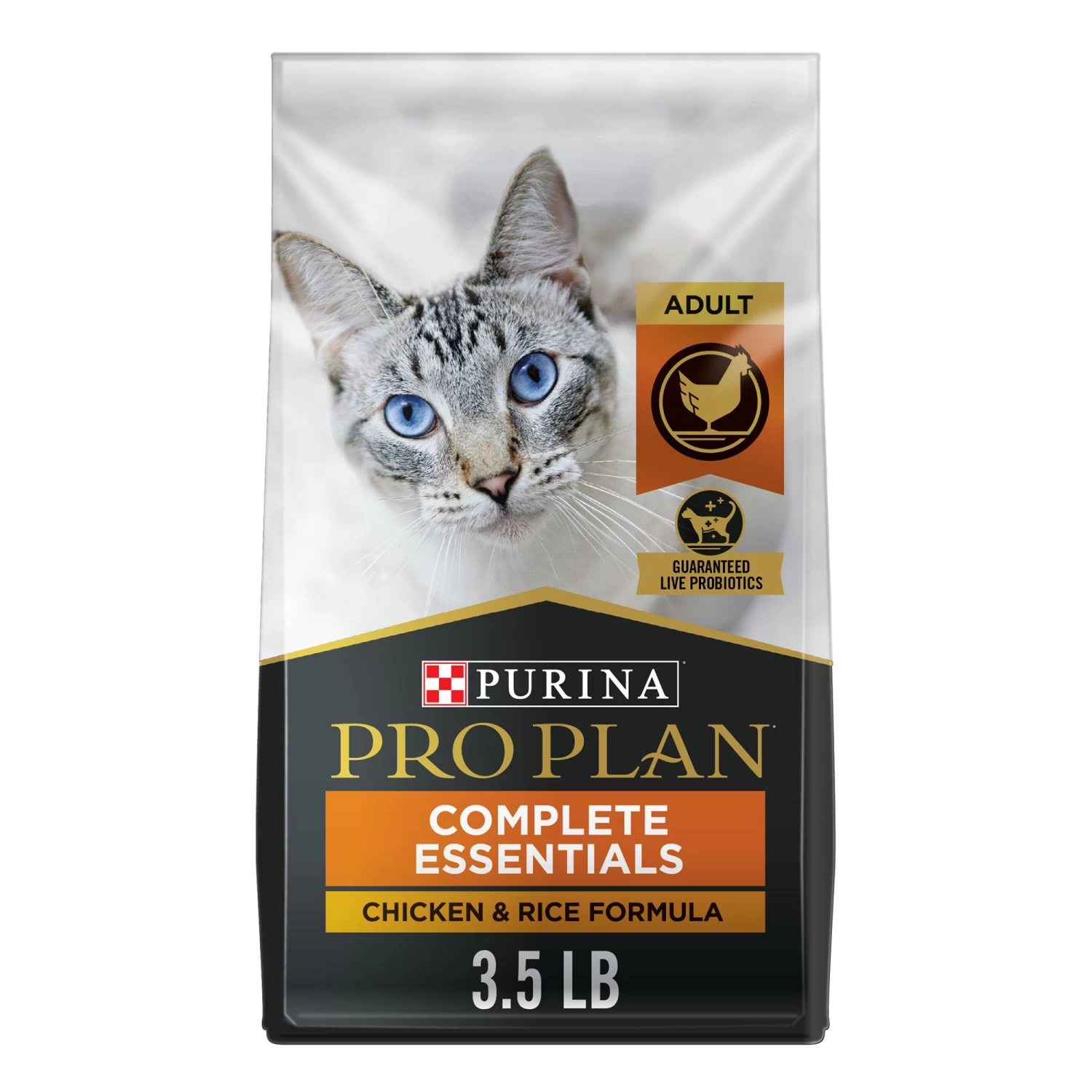 Purina Pro Plan Complete Essentials Adult Dry Cat Food - With Vitamins, Probiotics, Chicken & Rice 3 Purina Pro Plan Complete Essentials Adult Dry Cat Food - With Vitamins, Probiotics, Chicken & Rice