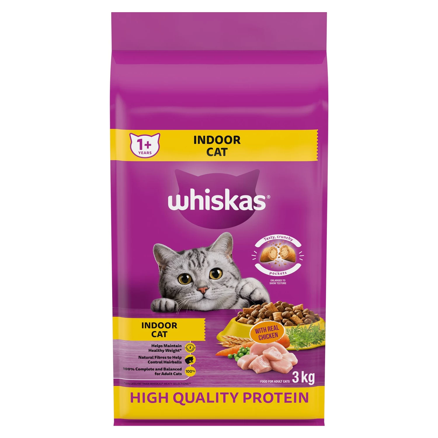 WHISKAS® Indoor Cat Food 3 WHISKAS® Indoor Cat Food