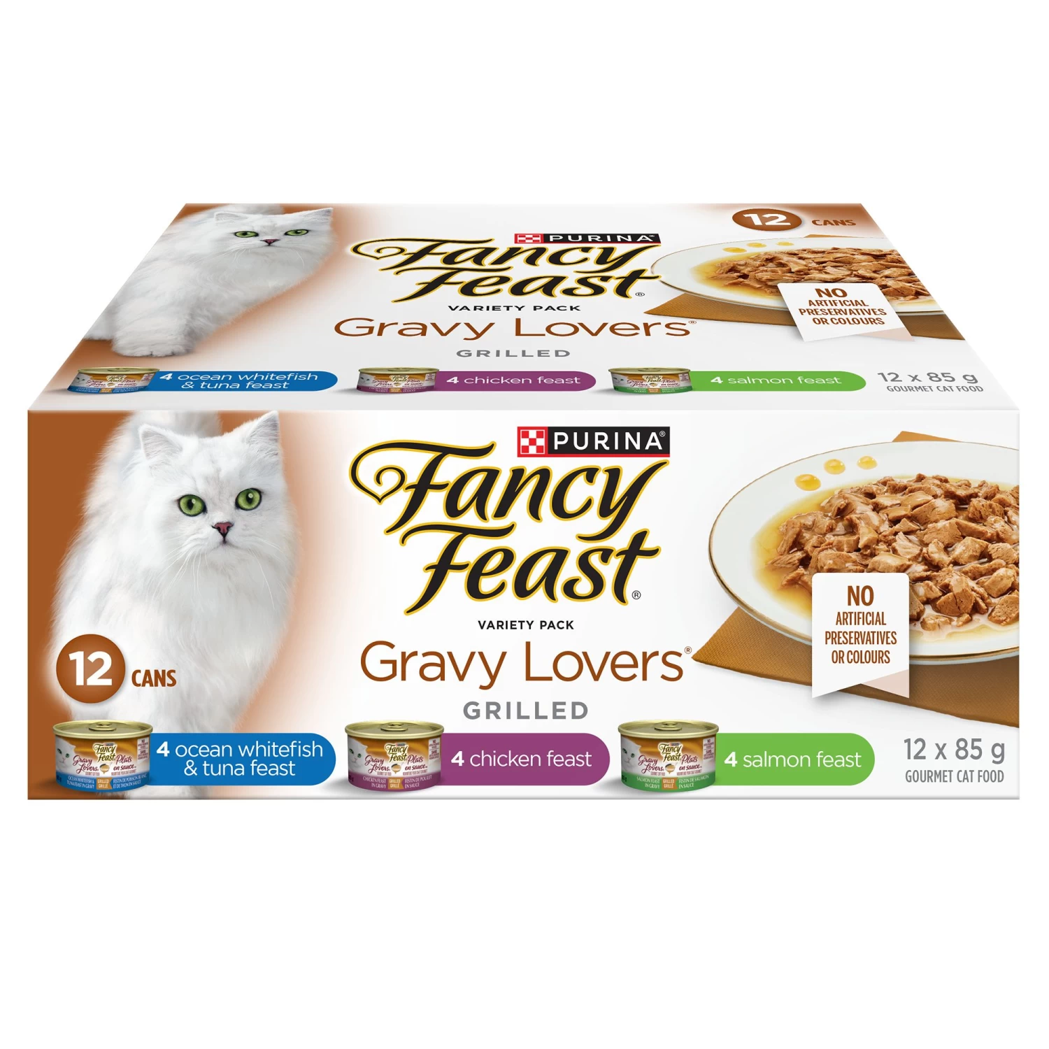 Fancy Feast® Gravy Lovers Wet Cat Food Variety Pack 3 Fancy Feast® Gravy Lovers Wet Cat Food Variety Pack