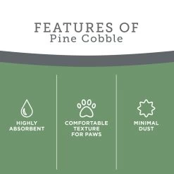 ExquisiCat Naturals Multi-Cat Pine Cobble Cat Litter - Unscented, Low Dust, Natural -Catit Store 5211660 alt3