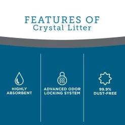 ExquisiCat Micro Crystals Multi-Cat Silica Cat Litter - Unscented, Low Dust -Catit Store 5219089 alt3