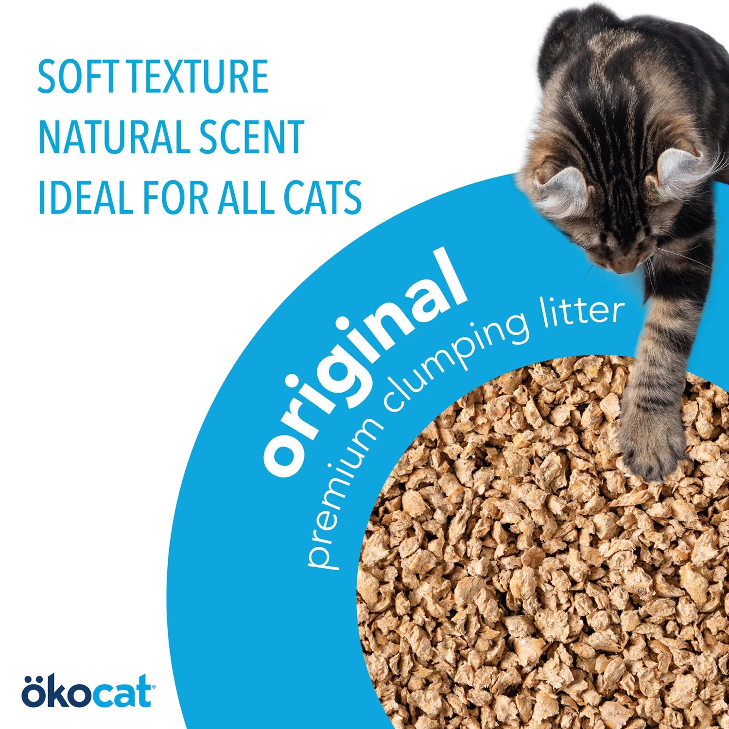 Okocat® Original Clumping Wood Cat Litter - Low Dust, Natural 5 Okocat® Original Clumping Wood Cat Litter - Low Dust, Natural - Image 3