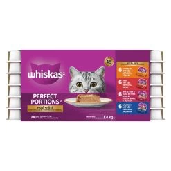 WHISKAS® Perfect Portions™ Pate Variety Pack Cat Food - 24 Pack