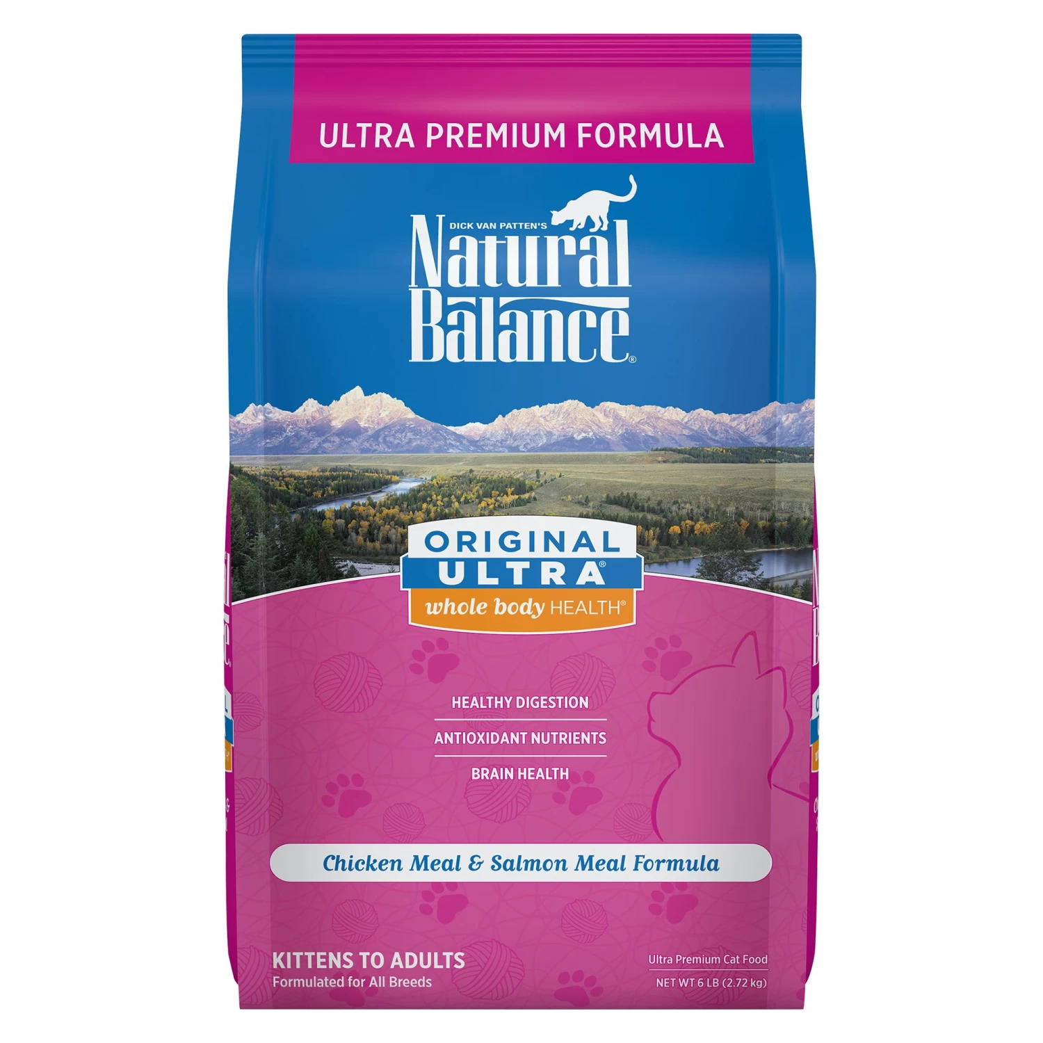 Natural Balance Original Ultra Whole Body Health Cat Food - Gluten Free, Chicken Meal & Salmon Meal 3 Natural Balance Original Ultra Whole Body Health Cat Food - Gluten Free, Chicken Meal & Salmon Meal