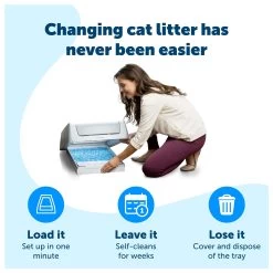 PetSafe® ScoopFree® Disposable Crystal Litter Tray - Lavender Scent -Catit Store 5237372 alt2
