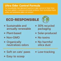 Naturally Fresh Ultra Odor Control Clumping Multi-Cat Walnut Cat Litter - Natural 11 Naturally Fresh Ultra Odor Control Clumping Multi-Cat Walnut Cat Litter - Natural -Catit Store 5237756 alt4