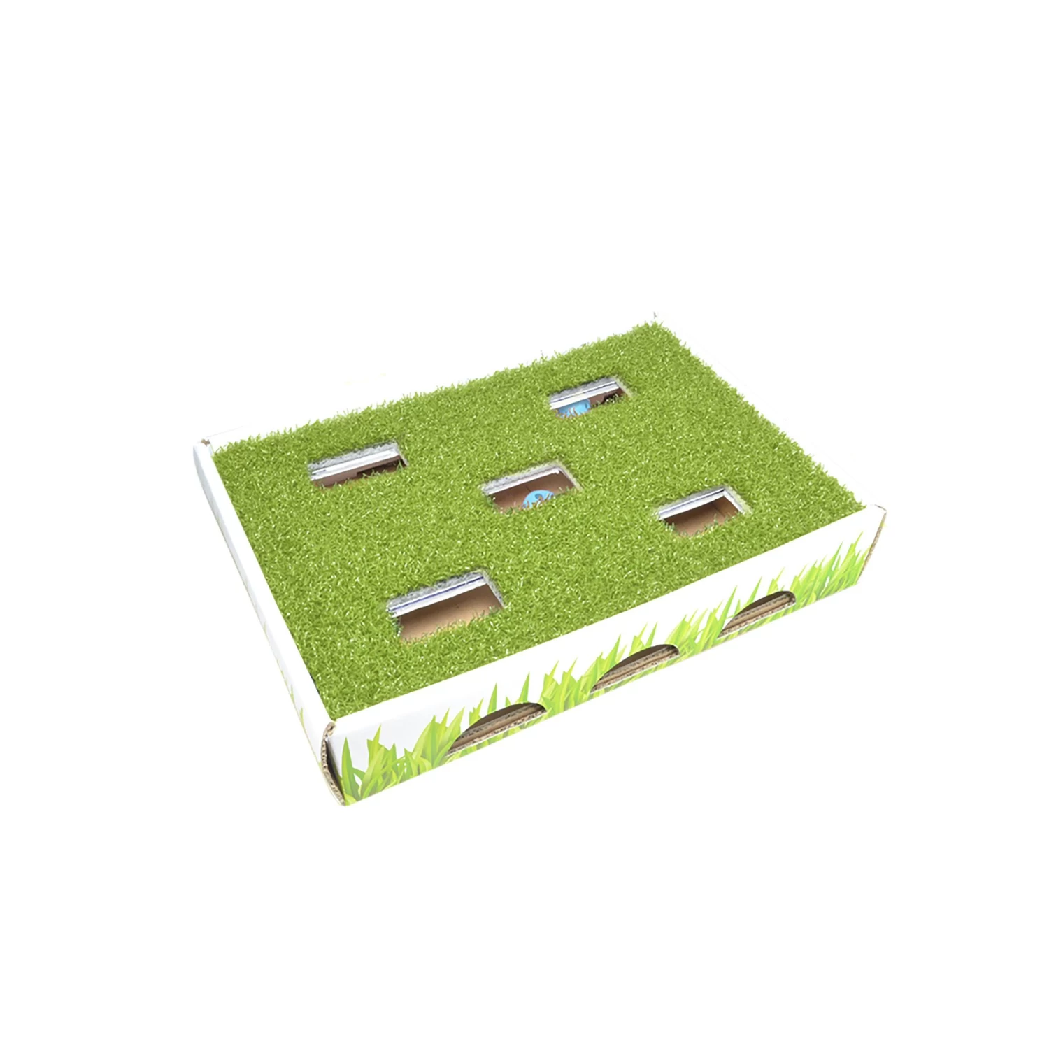 Catstages Grass Patch Hunting Box Cat Toy 3 Catstages Grass Patch Hunting Box Cat Toy