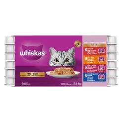 WHISKAS® Tray Variety Cat Food-24pk