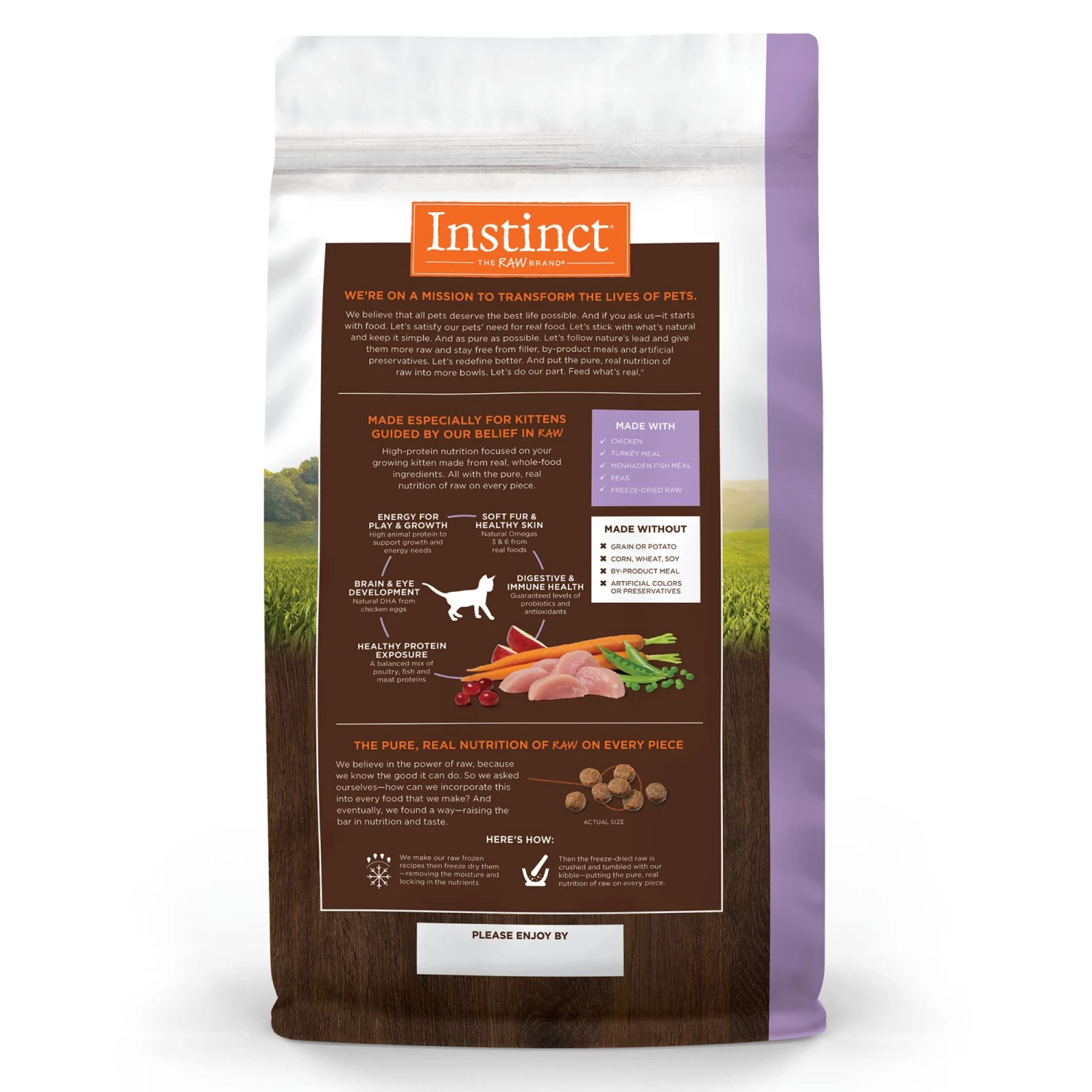 Instinct® Original Kitten Food - Natural, Grain Free, Chicken 4 Instinct® Original Kitten Food - Natural, Grain Free, Chicken - Image 2