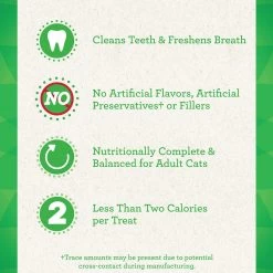 Greenies™ Feline Greenies Adult Cat Dental Treats - Dental Care, Natural, Chicken -Catit Store 5266168 alt2