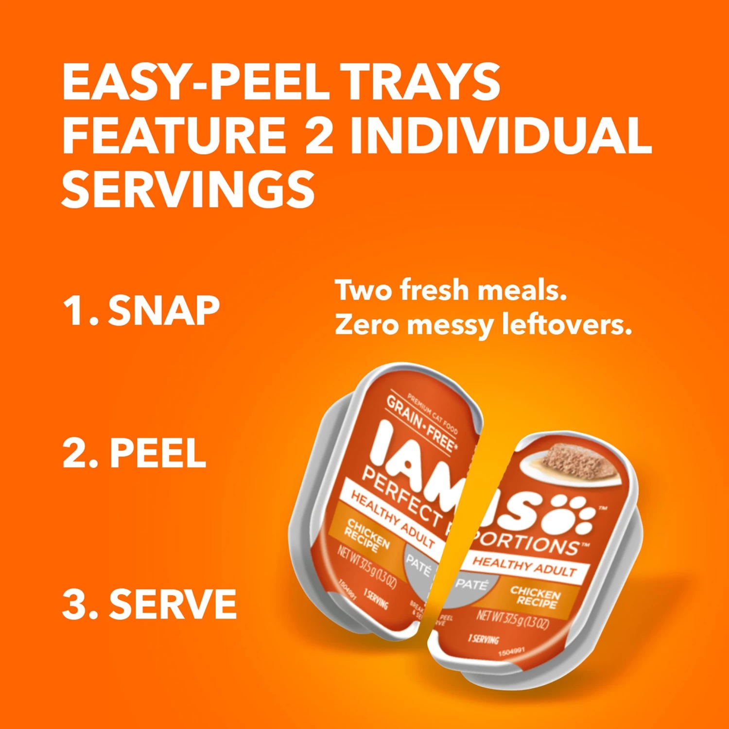 IAMS™ Perfect Portions Healthy Adult Wet Cat Food - Pate, 12 Count, Variety Pack 6 IAMS™ Perfect Portions Healthy Adult Wet Cat Food - Pate, 12 Count, Variety Pack - Image 4