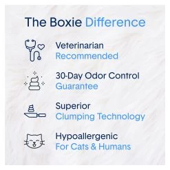 Boxiecat Clumping Multi-Cat Clay Cat Litter - Unscented, Low Dust, Low Tracking, Natural -Catit Store 5274930 alt2