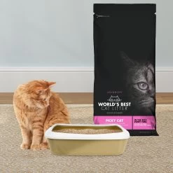 World's Best &trade; Advanced Picky Cat Clumping Multi-Cat Corn Cat Litter - Lightweight, Natural -Catit Store 5277190 alt3