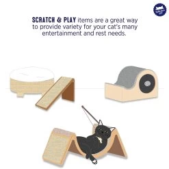 Whisker City® Scratch & Cradle - Catnip -Catit Store 5279132 alt3