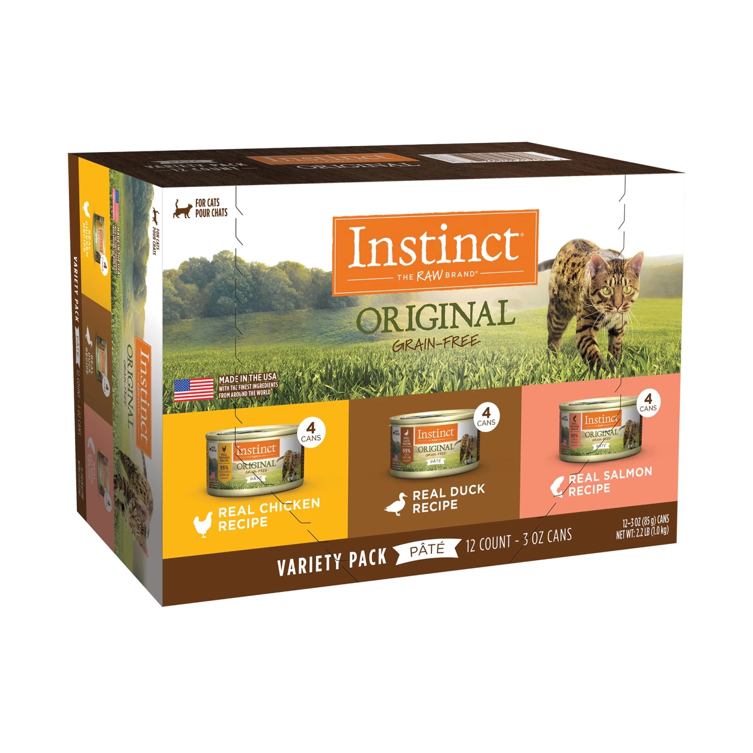 Instinct® All Life Stage Wet Cat Food - Grain Free, Variety Pack, 12 Ct 3 Instinct® All Life Stage Wet Cat Food - Grain Free, Variety Pack, 12 Ct