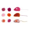 Whisker City® Mice & Balls Cat Toys - 9 Pack (COLOR VARIES) -Catit Store 5287977