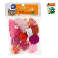 Whisker City® Mice & Balls Cat Toys - 9 Pack (COLOR VARIES) 10 Whisker City® Mice & Balls Cat Toys - 9 Pack (COLOR VARIES) -Catit Store 5287977 alt3