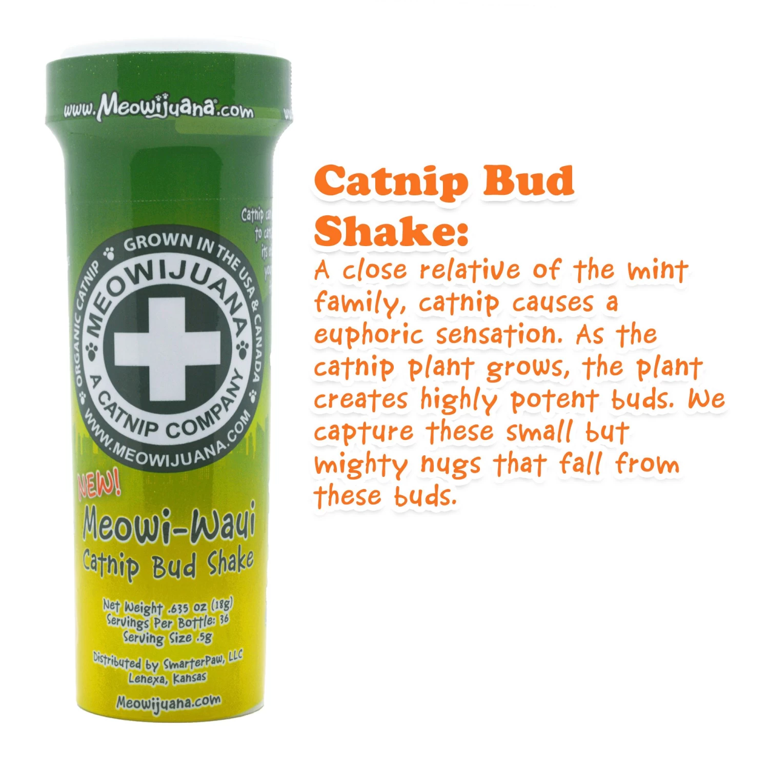 Meowijuana® Meowi-Waui Catnip Bud Shake 4 Meowijuana® Meowi-Waui Catnip Bud Shake - Image 2