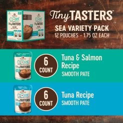 Wellness® CORE® Tiny Tasters Wet Cat Food Variety Pack - Natural, Grain Free, Sea Variety 14 Wellness® CORE® Tiny Tasters Wet Cat Food Variety Pack - Natural, Grain Free, Sea Variety -Catit Store 5288213 alt5