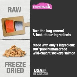 Purebites® Freeze Dried Cat Treat - Salmon -Catit Store 5289963 alt3
