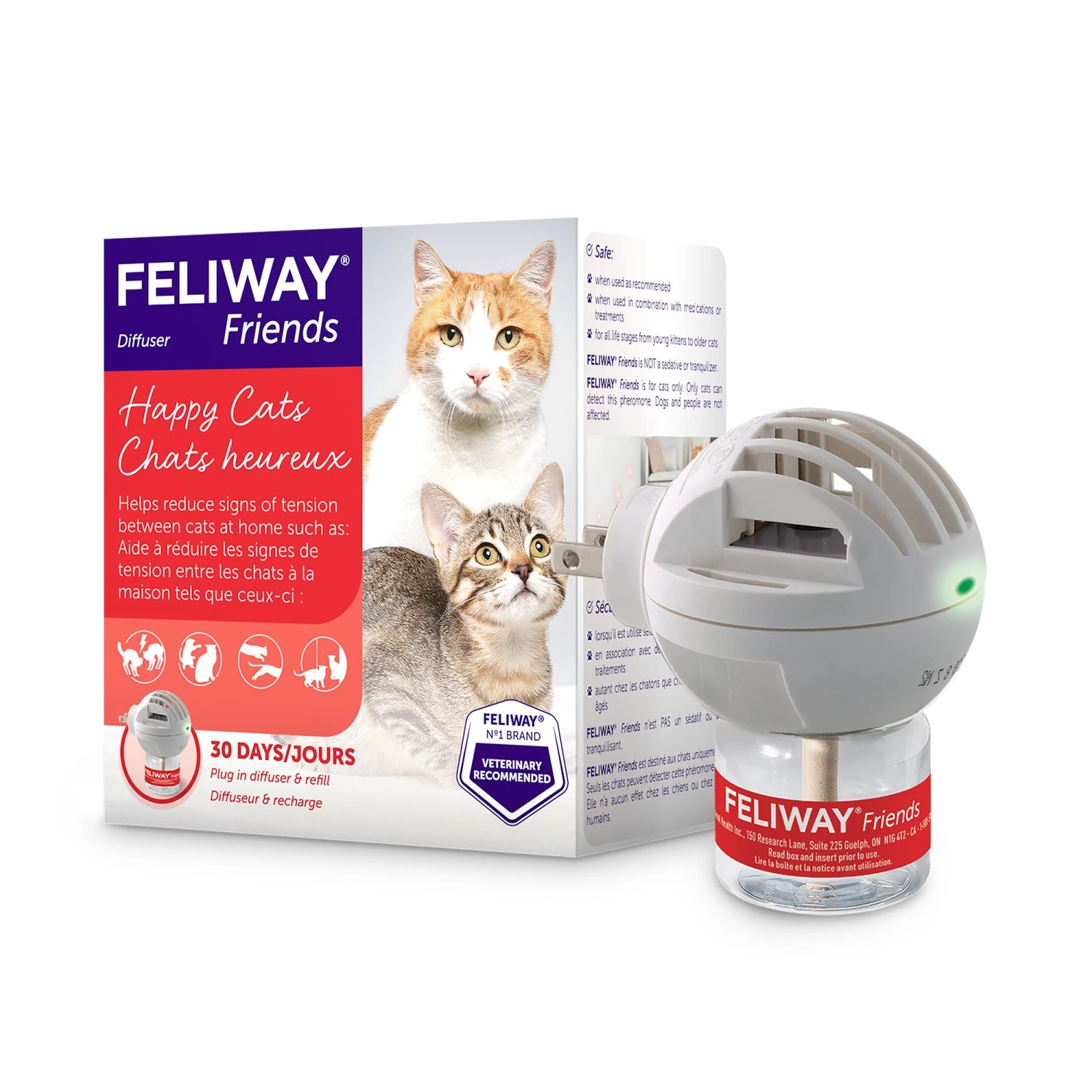 FELIWAY Friends Plug-In Calming Diffuser And Refill 30 Day Starter Kit For Cats 3 FELIWAY Friends Plug-In Calming Diffuser And Refill 30 Day Starter Kit For Cats