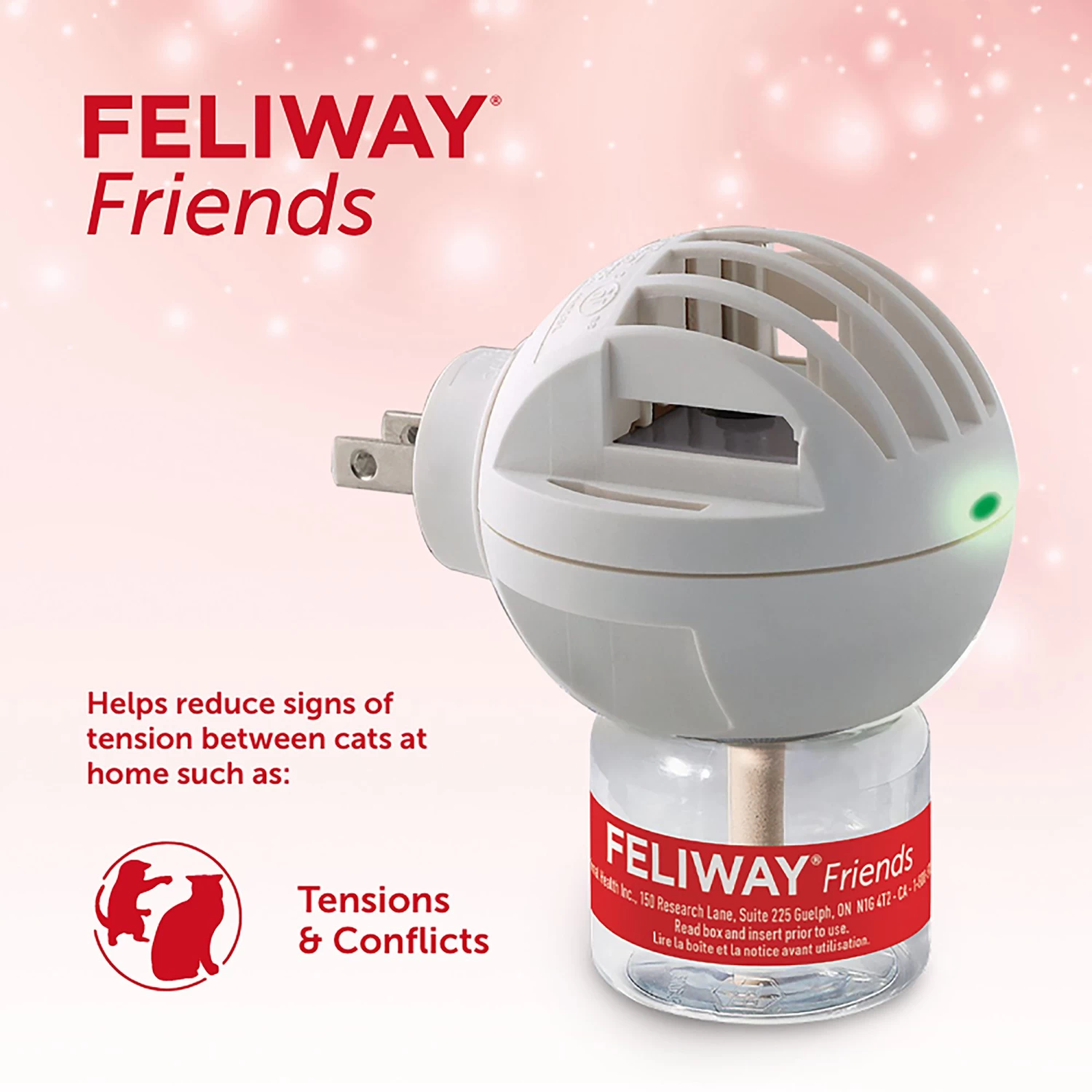 FELIWAY Friends Plug-In Calming Diffuser And Refill 30 Day Starter Kit For Cats 4 FELIWAY Friends Plug-In Calming Diffuser And Refill 30 Day Starter Kit For Cats - Image 2