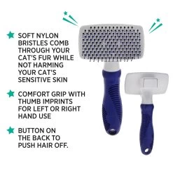 Whisker City® Soft Slicker Cat Brush -Catit Store 5295508 alt2