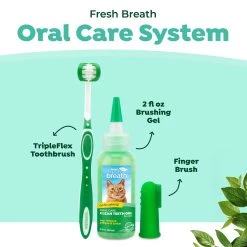 TropiClean Fresh Breath Oral Care Cat Toothbrush Kit -Catit Store 5296005 alt4