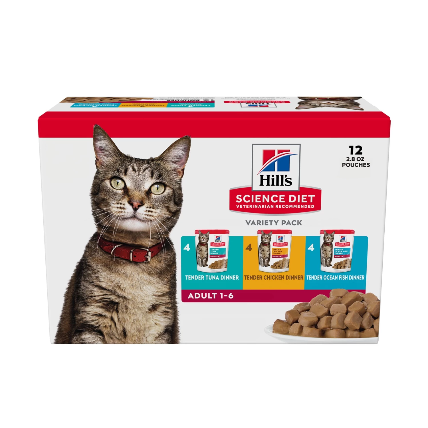 Hill's® Science Diet® Adult Wet Cat Food - 2.8 Oz, Variety Pack 3 Hill's® Science Diet® Adult Wet Cat Food - 2.8 Oz, Variety Pack