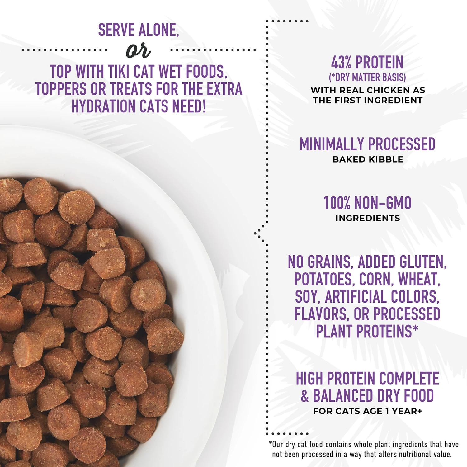 Tiki Cat® Born Carnivore® For Cats & Kittens Food - Chicken & Herring & Salmon, Non-GMO 5 Tiki Cat® Born Carnivore® For Cats & Kittens Food - Chicken & Herring & Salmon, Non-GMO - Image 3