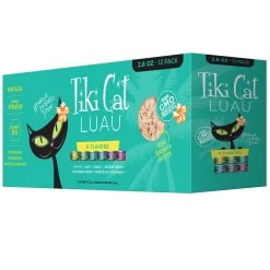 Tiki Cat® Luau Wet Cat Food - Non-GMO, Grain Free, High Protein - Variety Pack, 12ct