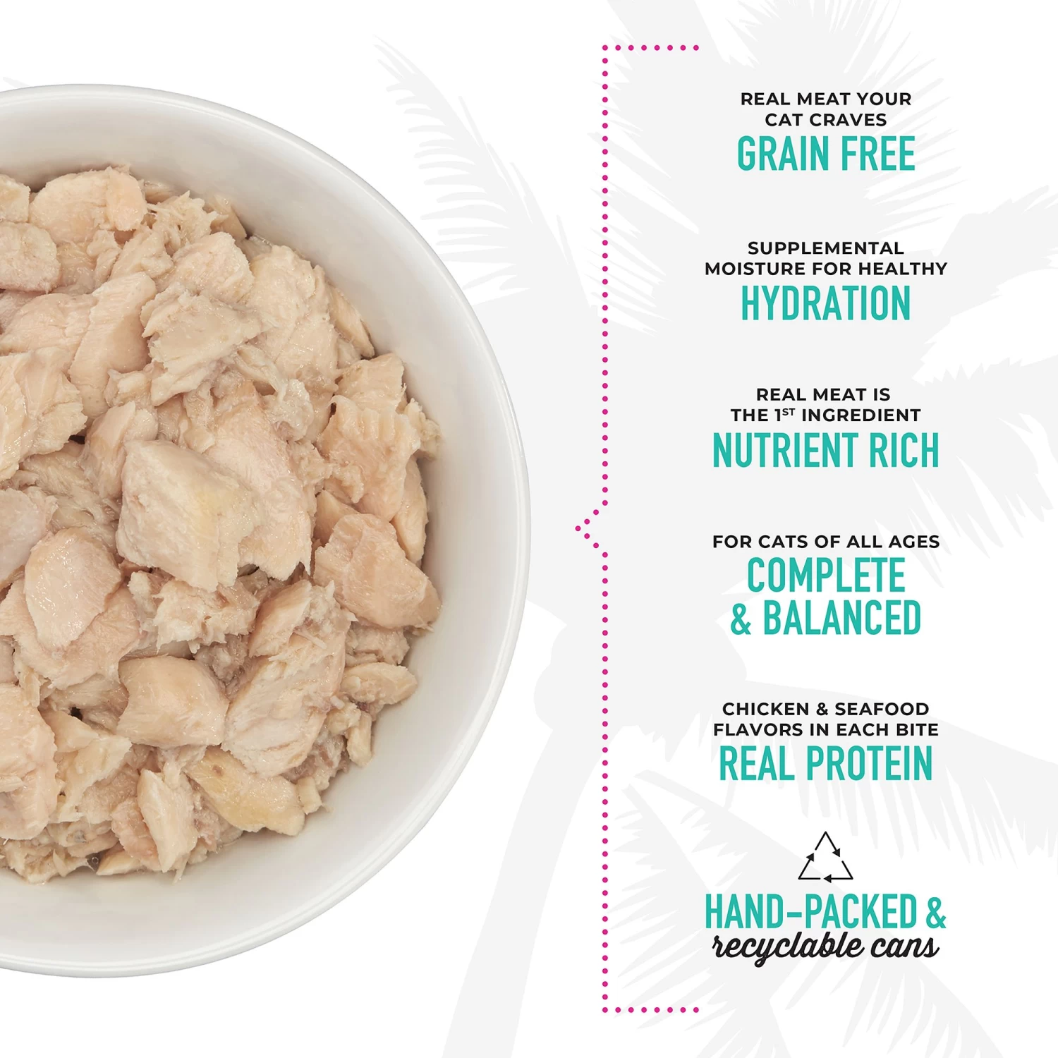 Tiki Cat® Luau Wet Cat Food - Non-GMO, Grain Free, High Protein - Variety Pack, 12ct 7 Tiki Cat® Luau Wet Cat Food - Non-GMO, Grain Free, High Protein - Variety Pack, 12ct - Image 5