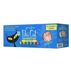 Tiki Cat® Luau Wet Cat Food Non-GMO, Grain Free, Variety Pack 8ct