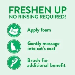 TropiClean® Dander Reducing Waterless Cat Shampoo -Catit Store 5299288 alt3