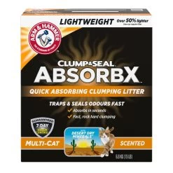 Catit Store 35 Arm & Hammer AbsorbX Lightweight Clumping Multi Cat Litter