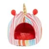 Whisker City® Rainbow Zebra Print Unicorn Cat Sleepy Hut 1 Whisker City® Rainbow Zebra Print Unicorn Cat Sleepy Hut -Catit Store 5304015