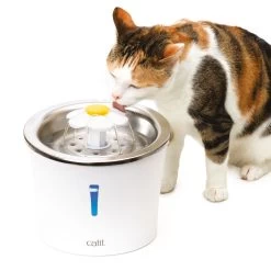 Catit Flower Stainless Steel Cat Water Fountain -Catit Store 5307817 alt3