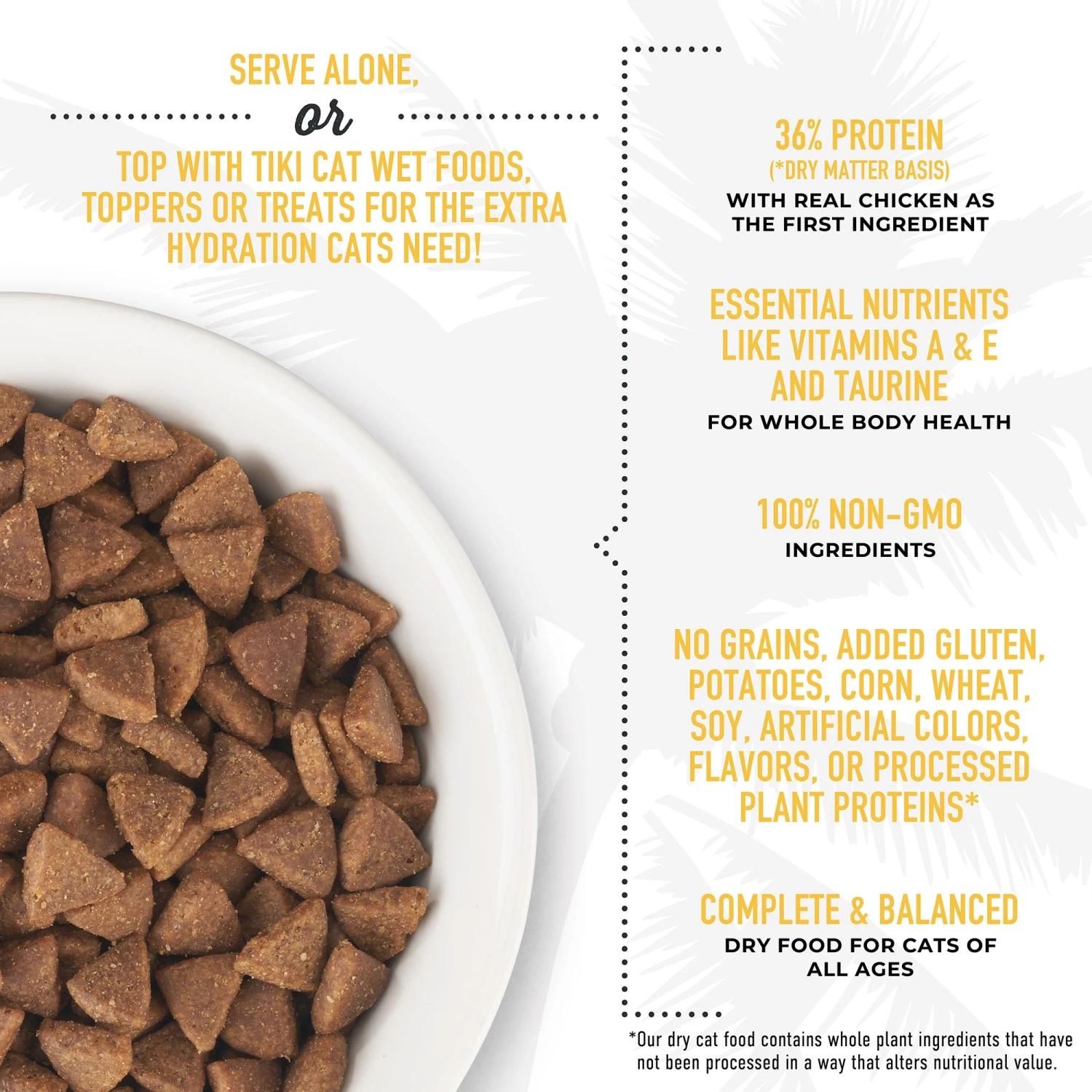 Tiki Cat® Essentials Cat Food Non-GMO, Grain & Potato Free, High Protein 6 Tiki Cat® Essentials Cat Food Non-GMO, Grain & Potato Free, High Protein - Image 4