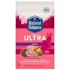 Natural Balance Original Ultra Indoor Adult Cat Food - Grain Free, Chicken & Salmon