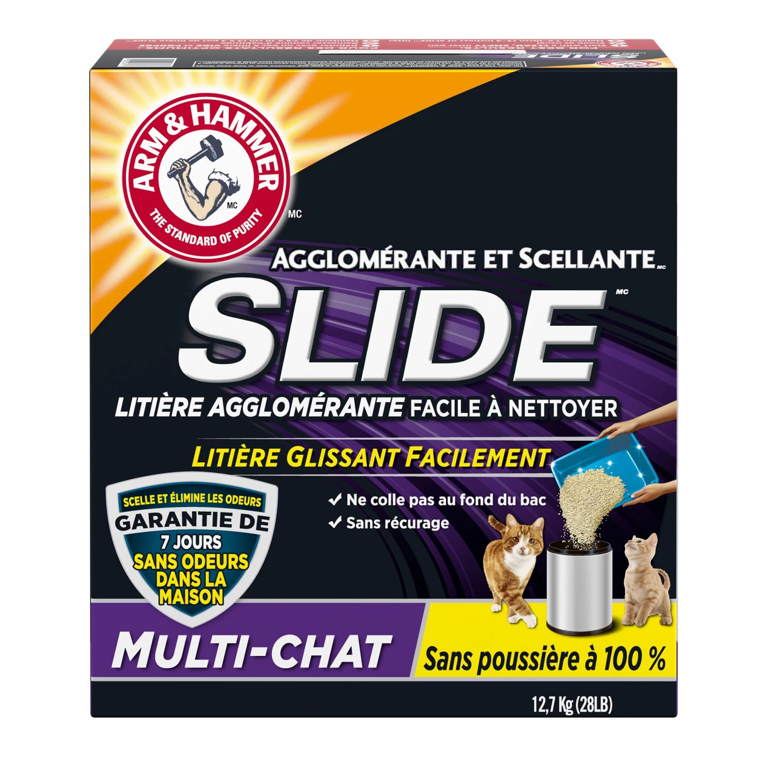 Arm & Hammer Slide Easy Clean-Up Cat Litter - Clumping, Multi-Cat 4 Arm & Hammer Slide Easy Clean-Up Cat Litter - Clumping, Multi-Cat - Image 2