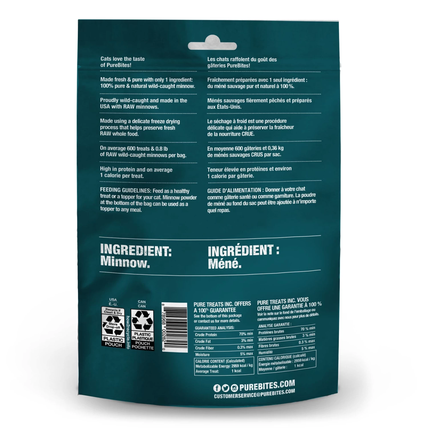 PureBites® Freeze Dried Super Value Cat Treats - Minnow 5 PureBites® Freeze Dried Super Value Cat Treats - Minnow - Image 3