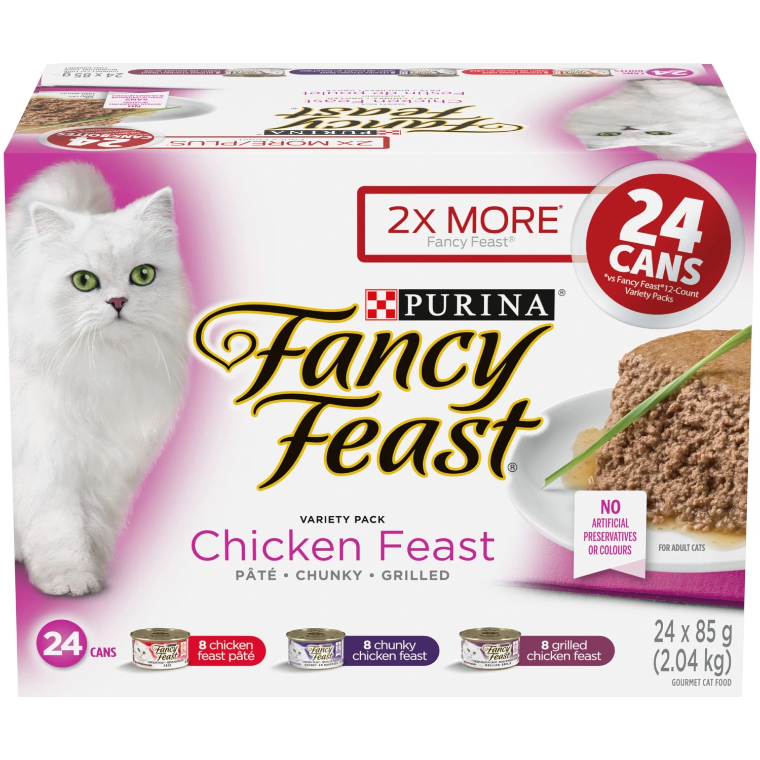 Fancy Feast® Chicken Feast Wet Cat Food Variety Pack 4 Fancy Feast® Chicken Feast Wet Cat Food Variety Pack - Image 2