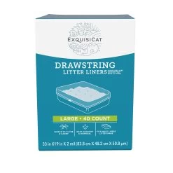 ExquisiCat® Drawstring Litter Liners