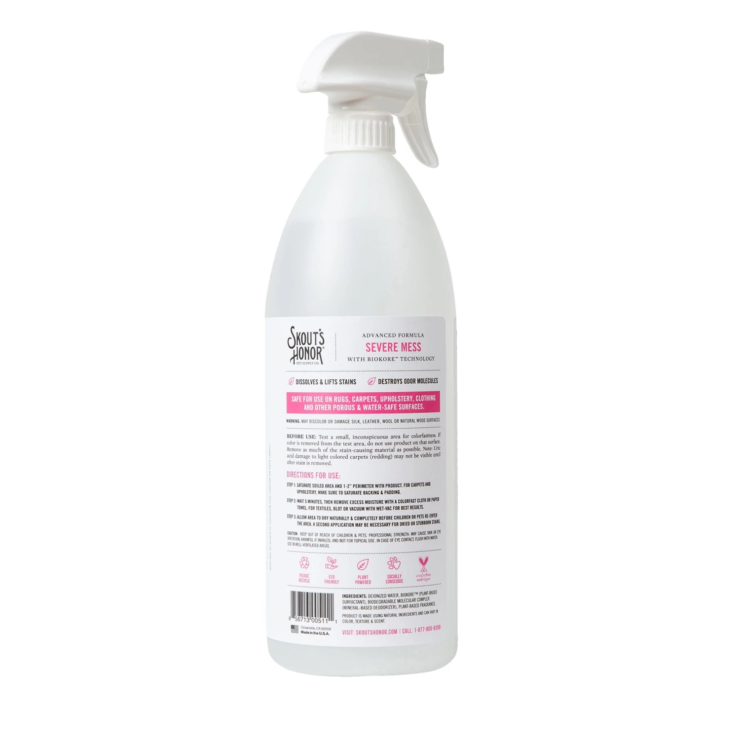 Skout's Honor® Advanced Severe Mess Solution Stain & Odor Remover 4 Skout's Honor® Advanced Severe Mess Solution Stain & Odor Remover - Image 2