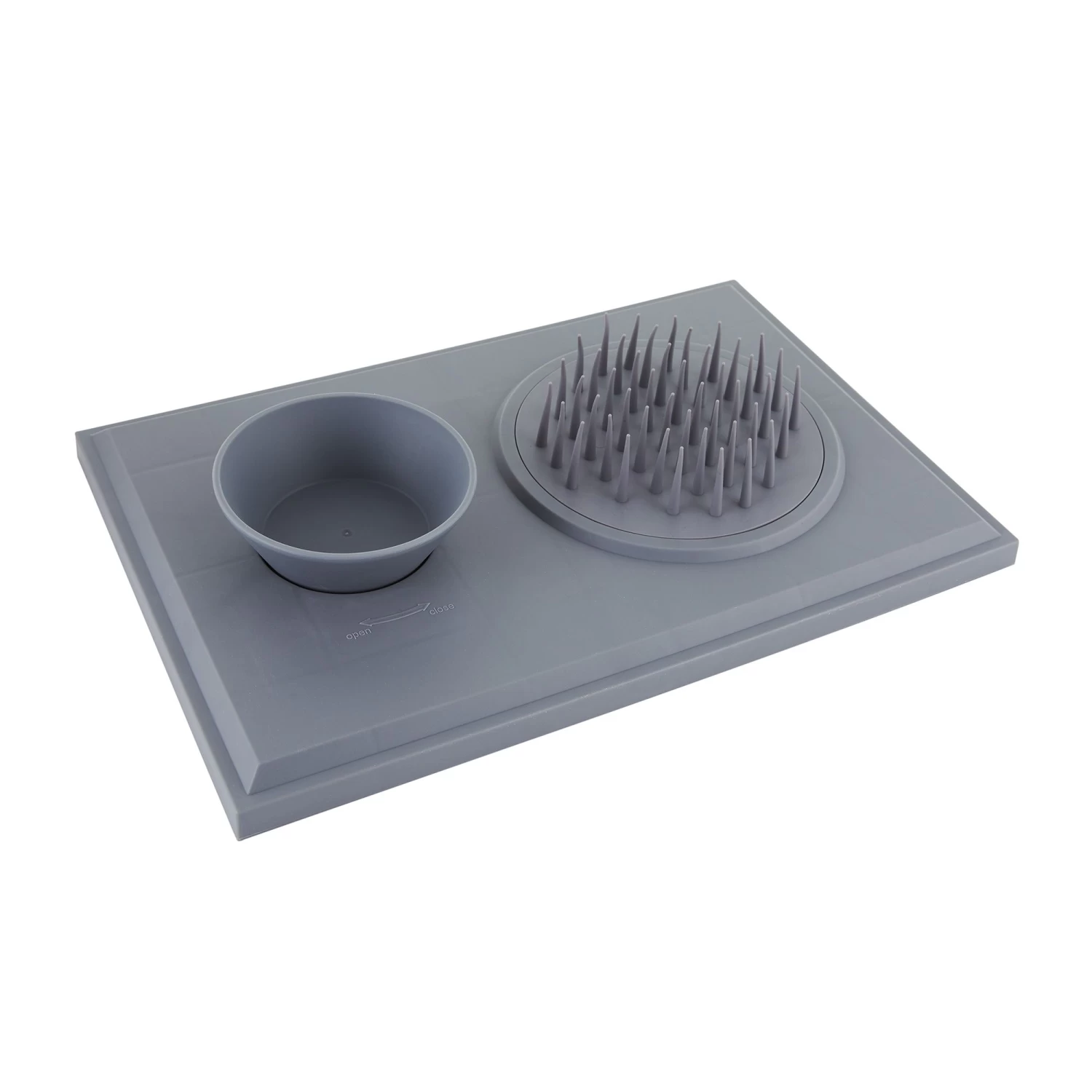 Whisker City® Grass Slow Feed Cat Mat, 1-cup 3 Whisker City® Grass Slow Feed Cat Mat, 1-cup