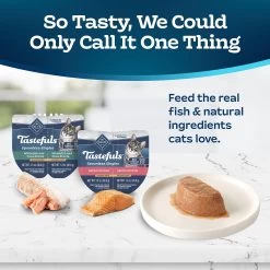 Blue Buffalo® Tastefuls&trade; Spoonless Singles Wet Cat Food Variety Pack - 12ct, Fish, Pate -Catit Store 5322511 alt2
