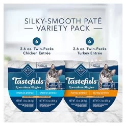 Blue Buffalo® Tastefuls&trade; Adult Cat Food Variety Pack - Natural, Chicken & Turkey -Catit Store 5322641 alt3