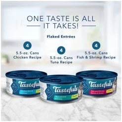 Blue Buffalo® Tastefuls™ Adult Cat Food Variety Pack - Natural, Tuna, Chicken, Fish & Shrimp -Catit Store 5322785 alt3